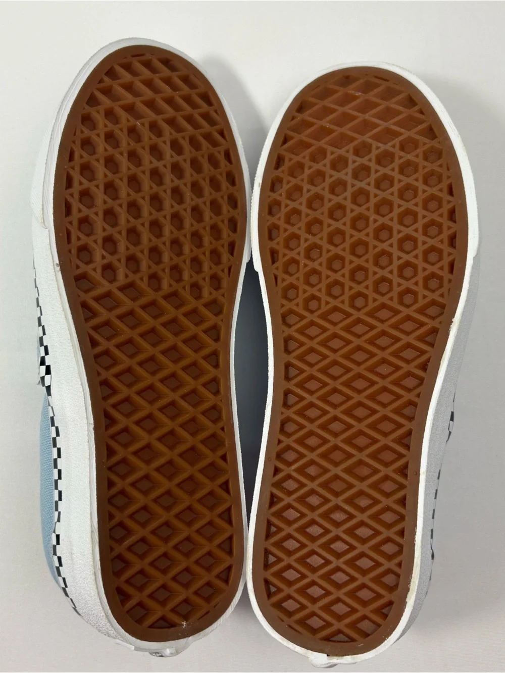 NIB Vans Classic Slip-On Shoes with Light Blue Upper. Size: 4.5(M) 6.0(W)